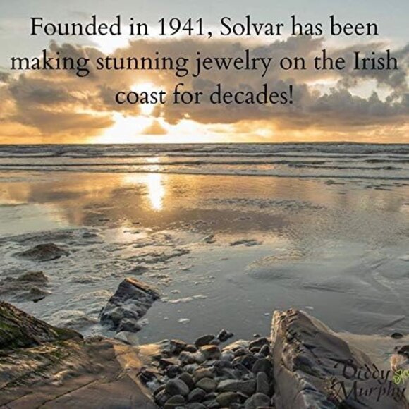 Irish Celtic Trinity Knot Silver Rhodium Plated Earrings Elegant Dangle Jewelry - Picture 9 of 9